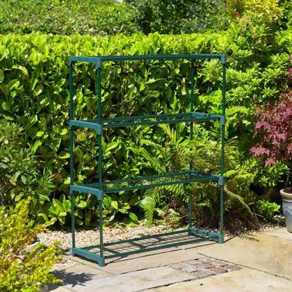 4 Tier Greenhouse Staging Unit Storage Racking Outdoor Plant Stand Shelving