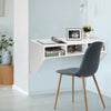 Wall Mounted Computer Desk Floating Wooden PC Studying Table Modern Writing Desk