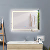 Illuminated Bathroom Mirror with 3 LED lights, Dimmable, Anti-fog Vanity Mirror