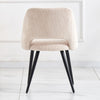 2/4 X Dining Chairs Velvet Set Padded Seat Metal Leg Kitchen Chair Home Office