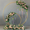 Round Wedding Celebration Backdrop Decor Stand Rack Balloon Flower Sash Rack