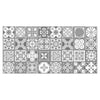 120cm Vinyl Floor Mat Rug Tile Mosaic Pattern Non Slip Easy Clean Home Decor