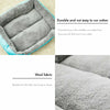 Grey Pet Dog Bed Puppy Cushion House Soft Warm Kennel Blanket Waterproof Nest