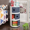 Bedside Table Drawers Cabinet Bedroom Furniture Storage Nightstand Space Saving