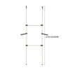 Telescopic Wardrobe Organizer Heavy Duty Movable Hanging Rail Garment Rack UK