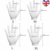 24 Pcs White Gloves, 12 Pairs Soft Cotton Work Gloves, Coin Jewelry Silver UK