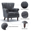 Modern Chesterfield Book Reading Sofa Deep Padding Sofa Chair Armchair