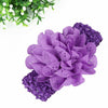 10 PCS Newborn Baby Girls Elastic Flower Headband Wedding Party Soft Lace Decr