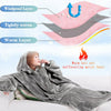 Hoodie Blanket Oversized Ultra Soft Comfy Plush Sherpa Giant Hooded Sweatshirt