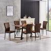 OAK Dining Table Set and 6/4 Grey Leather/Velvet chairs kitchen table set UK
