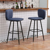 1/2/4/6x Bar Stools Gas Lift Swivel Faux Leather Kitchen Breakfast Counter Salon