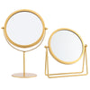 Golden Dressing Table Vanity Mirror FreeStanding Tabletop Makeup Cosmetic Mirror