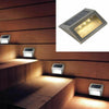 6pcs Bright Solar Power Door Fence Deck Wall Lights LED Outdoor Garden Lighting