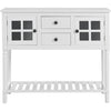 Console Table With Shelf Drawers Sofa Table Hallway Living Room Furniture White