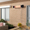 2/3KW Outdoor Electric Patio Heater Garden Wall Mounted Warmer Infrared & Remote