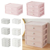 Stationery Organizer Clear Desktop Storage Container Drawer Makeup Stackable Box