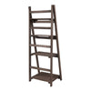 Vintage Wooden Ladder Flower Plant Stand Foldable 4 Tier Display Rack Bookshelf