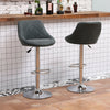 1/2/4/6x Bar Stools Gas Lift Swivel Faux Leather Kitchen Breakfast Counter Salon