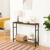 HOOBRO Console Table Hallway Table w/ Adjustable Shelves Sofa Table Side Table