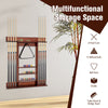 Billiards Pool Cue Rack Wall Mounted Billiard Stick Holder Made of Solid Pine
