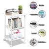 Mobile Printer Utility Cart Machine Stand Home Office Storage Organiser Shelves