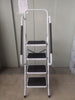 Folding 2 3 4 Step Ladder Safety Non Slip Mat Tread Foldable Kitchen Home DIY