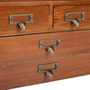 Desktop Small Wooden Chest of Drawers Storage Unit Cabinet Cupboard Shelves Rack