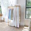 Bamboo Coats Clothes Hanging Rack Corner Minimalism Wardrobe Clothset Organizer