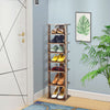 7-Tier Shoe Rack Hallway Shoe Storage Organizer Stand Bathroom Dispaly Shelf