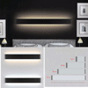 8/12W LED Wall Lights Indoor Up/Down Home Living Room Lamp Bedroom Wall Sconces