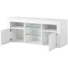 LED TV Stand High Gloss 120CM TV Stands Cabinet Units TV Entertainment Storage