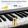 88 Keys Foldable Electronic Piano Full-size Full-size Semi Weighted Keyboard