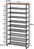 10-Tier Shoe Rack Capacity Shoe Storage Organizer Shoe Storage Unit Shoe Shelf