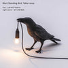 Seletti Bird Table Lamps Resin Crow Desk Lamp Bedroom Wall USB Sconce Light