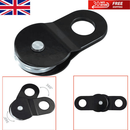 Snatch Block Steel 4 Tons Heavy Duty Off Road Recovery Pulleys Winch 4/10 Tons