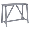 5 Piece Outdoor Bar Set Grey Solid Acacia Wood T4V7