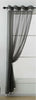 VEGAS Sparkle Diamante Glitz Voile Curtain Tab Top Glitter Panel GREY 3 Designs