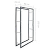 Metal Firewood Log Storage Rack Stand Holder Indoor/Outdoor Store Steel 14 Sizes