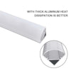 4Pcs*1M V-Shape Aluminum Channel for LED Strip Lights with Cover Decoration