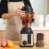 800W Compact 3L Food Processor and Blender Stainless Steel Blender with 2 Jugs