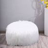 Round Fluffy Pouffe Beanbag Inflatable Foot Stool Footrest Kids Seat Home Decor