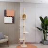Floor to Ceiling Cat Tree Tower Climbing Activity Center Scratching Post Condo