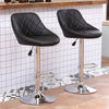 1/2/4/6x Bar Stools Gas Lift Swivel Faux Leather Kitchen Breakfast Counter Salon
