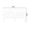 Flexible Plastic Wooden Effect Lawn Border Edge Garden Edging Picket Fencing Set