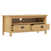 vidaXL TV Cabinet Hill Solid Pine Wood Stable and robust Large storage space