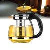 2L Teapot Infuser Contemporary Kitchen Design Large Glass Infusion Tea Pot Home
