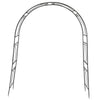 Garden Arch Wrought Iron Archway Support for Climbing Plants Wedding Decoration