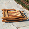Sun Lounger Garden Chair Nap Chair Foldable Deck Rocking Chair with Foot Massage