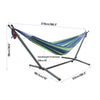 Max Load 330lbs Sturdy Double Hammock Hanging Swing Seat Outdoor Garden Indoor