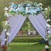 50/100CM Road Lead Artificial Flower Row Rose Peony Wedding Table Decor Backdrop